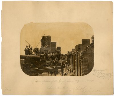 Soldiers After the Evacuation of the Defeated Union Forces, Battle of Fort Sumter, 1861 by American Photographer