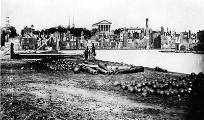 South Side of the Canal Basin, Richmond, Virginia, April 1865 by American Photographer