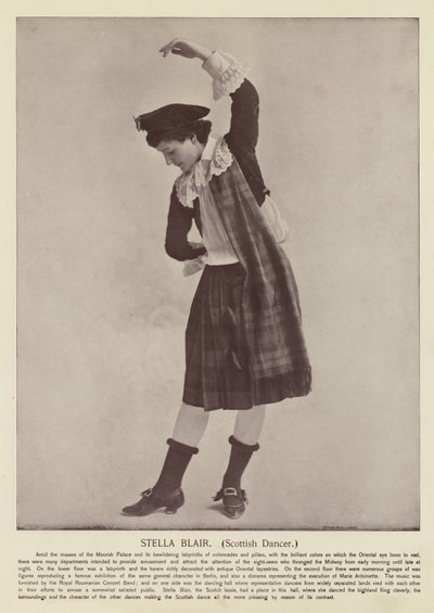 Stella Blair, Scottish Dancer by American Photographer