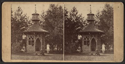 Summer House, Oneida Community, New York State, 1873 by American Photographer