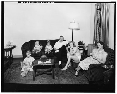 Techwood Homes (Public Housing), Bounded by North Avenue, Parker Street, William Street & Lovejoy Street, Atlanta, Fulton County, GA, c.1940 (b/w photo) by American Photographer