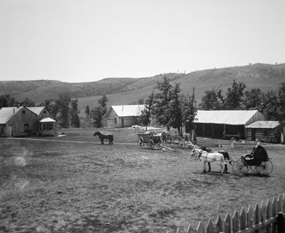 The Haylie Ranch, Crook County, Wyoming, c.1890 by American Photographer