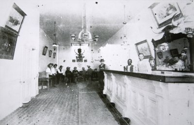 The Long Branch Saloon, Dodge City, Kansas, c.1880 by American Photographer