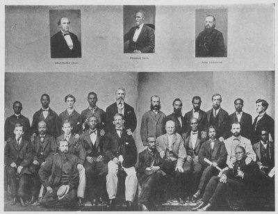 The Petit Jury Impaneled to Try President Jefferson Davies by American Photographer