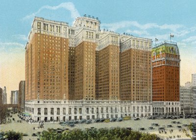 The Stevens Hotel, Michigan Boulevard by American Photographer