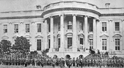 The White House, Washington D.C., at the Start of the American Civil War by American Photographer