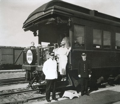 The observation car of the all-Pullman luxury 