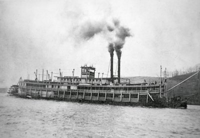 The stern-wheeler 