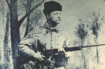 Theodore Roosevelt in hunting dress, c.1885 by American Photographer