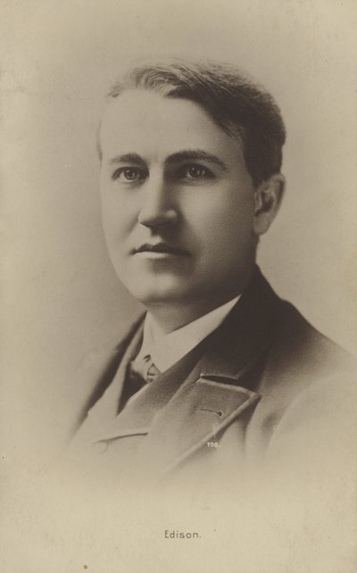 Thomas Edison (1847-1931), American Inventor by American Photographer
