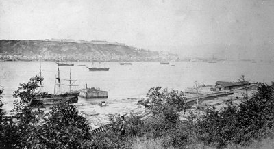 View of Quebec City Across the Harbour by American Photographer