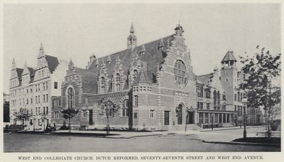 West End Collegiate Church, Dutch Reformed, Seventy-Seventh Street and West End Avenue by American Photographer