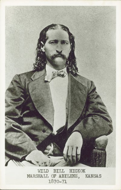 Wild Bill Hickok, gunfighter, gambler and lawman of the American West by American Photographer