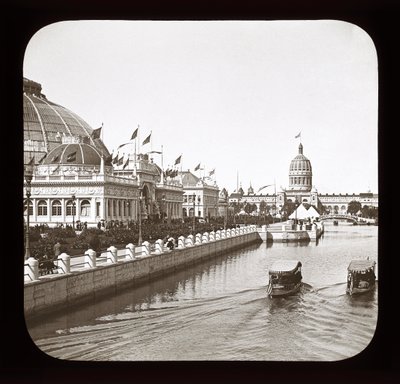 Worlds Columbian Exposition: Horticultural Building and Illinois State Building, Chicago by American Photographer