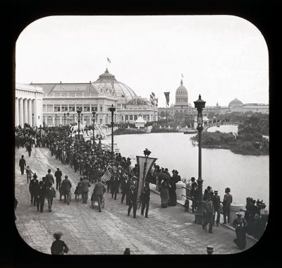 Worlds Columbian Exposition: Exterior View, Chicago by American Photographer