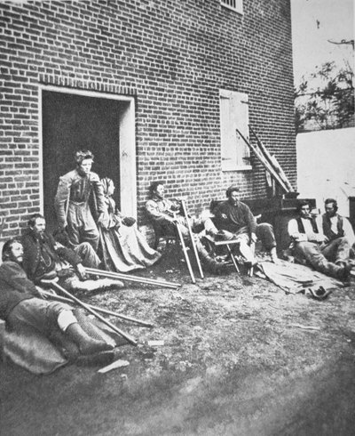 Wounded Soldiers After the Battle of Chancellorsville, May 1863 by American Photographer