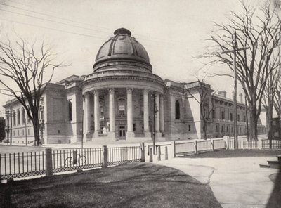 Yale University: Rotunda, Woolsey Hall at Left, Yale Dining-Hall at Right by American Photographer