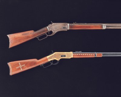 A .50 Spencer model 1865 repeating rifle by American School