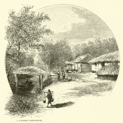A Chinese Farm-House by American School