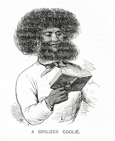 A Civilized Coolie, Illustration from Appletons Journal, May 4, 1872 by American School