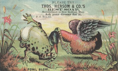 A Fowl Blow, Advertisement for Thos. Hersom & Co