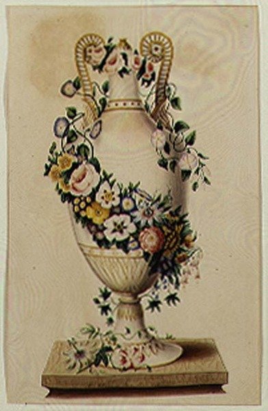 A Memorial Neo-Classical Urn by American School
