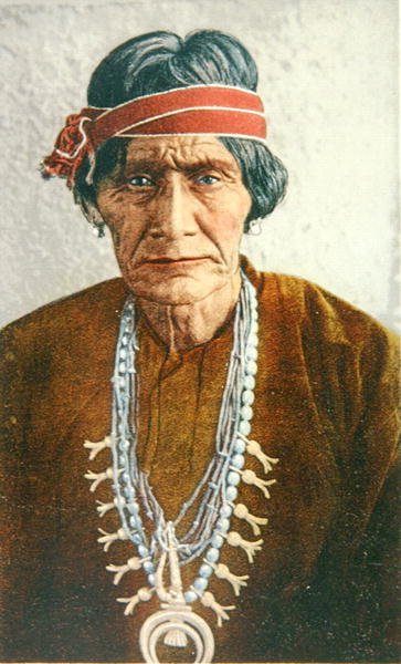 A Navajo Medicine Man of New Mexico, c.1900 by American School