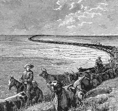 A Trail in the Great Plains, Illustration from 