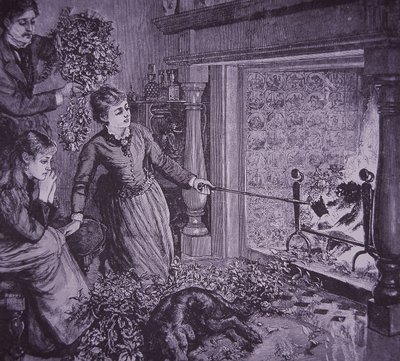 A Family Burns Christmas Greens and Makes Toast by American School
