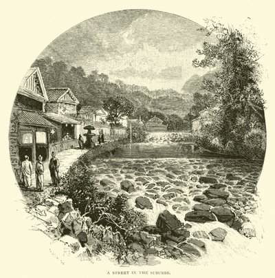 A street in the suburbs by American School