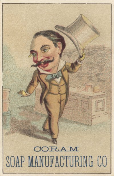Advertisement for Coram Soap Manufacturing Co, c.1880 by American School
