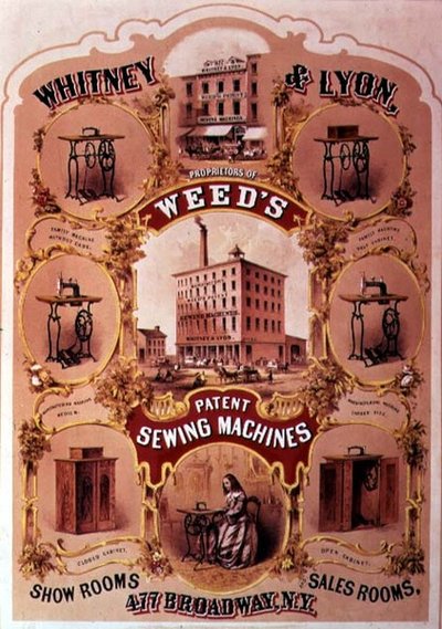 Advertisement for Whitney & Lyon, Proprietors of Weed