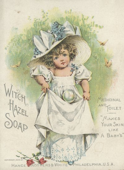 Advertisement for Witch Hazel Soap, Medicinal and Toilet by American School