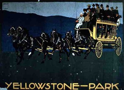 Advertisement for Yellowstone Park by American School