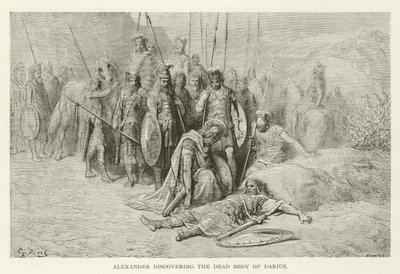 Alexander Discovering the Dead Body of Darius by American School