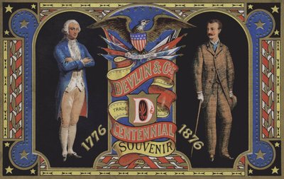 American Bicentennial, 1776, 1876 by American School