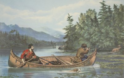 American Hunting Scenes, A Good Chance by American School