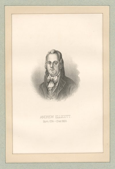 Andrew Ellicot, from "A New Nation..." by John Benson Lossing by American School