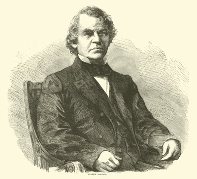 Andrew Johnson, April 1865 by American School