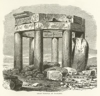 Arab Temple at Baalbec by American School
