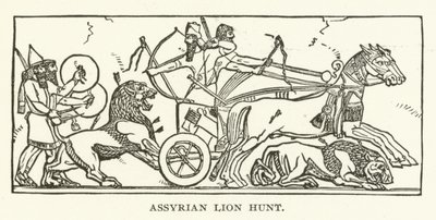 Assyrian Lion Hunt by American School