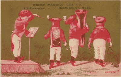 Band Advertising the Union Pacific Tea Co, South Boston by American School