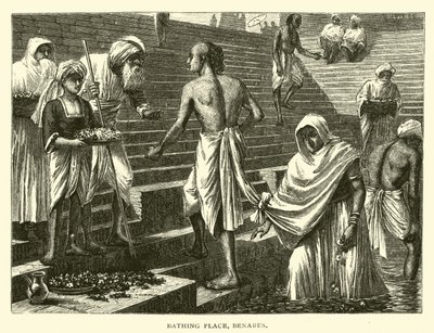 Bathing Place, Benares by American School