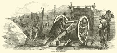 Battery Before Petersburg, June 1864 by American School