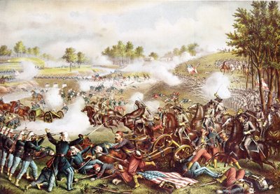 Battle of Bull Run, 21st July 1861 by American School