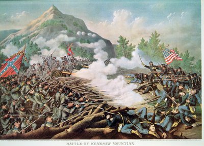 Battle of Kenesaw Mountain, Georgia, 27th June 1864 by American School