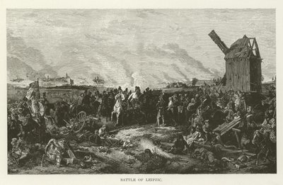 Battle of Leipzig by American School