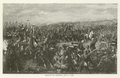 Battle of Sadowa, 3 July 1866 by American School