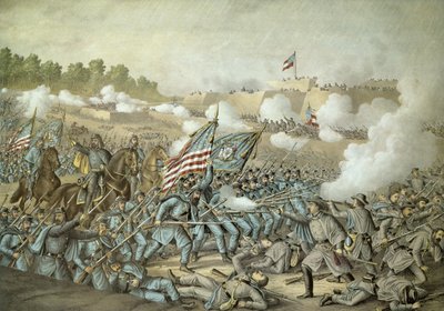 Battle of Williamsburg, 5th May 1862 by American School