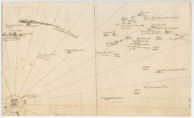 Battle Plan for the Siege of Boston Harbour, c.1775-1776 by American School